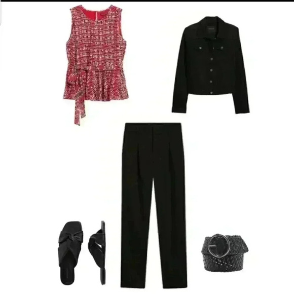 Banana Republic Pleated Tie-Waist Tank - Picture 2 of 10